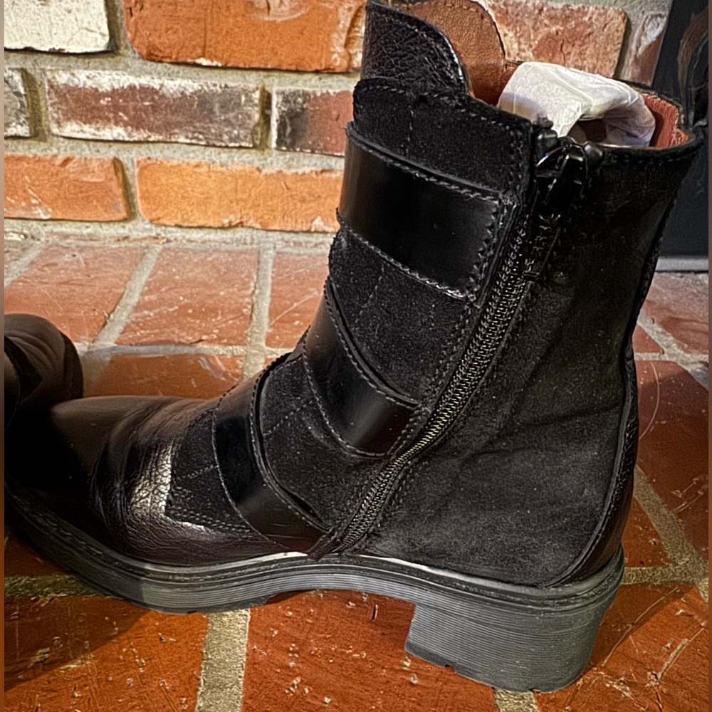 Hispanitas Black combat boots 38 - Picture 4 of 6